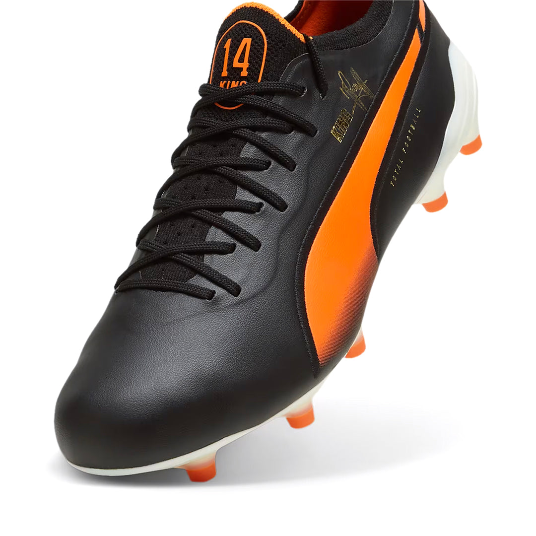 King Ultimate Cruyff FG/AG Black/ White/Rickie Orange/ Gold