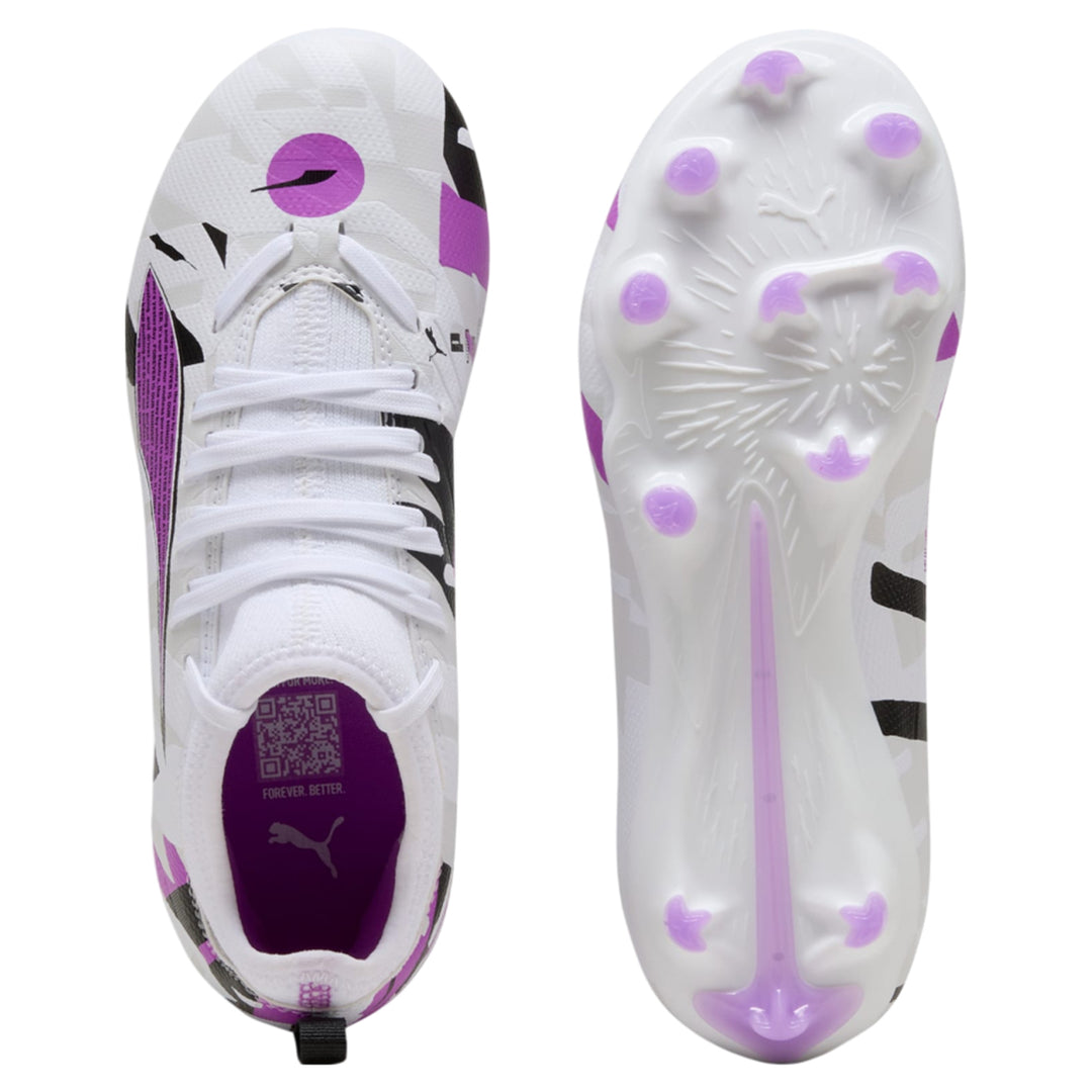 Ultra 5 Match Forever FG/AG Jr - White/Pure Magenta/Feather Gray-Black