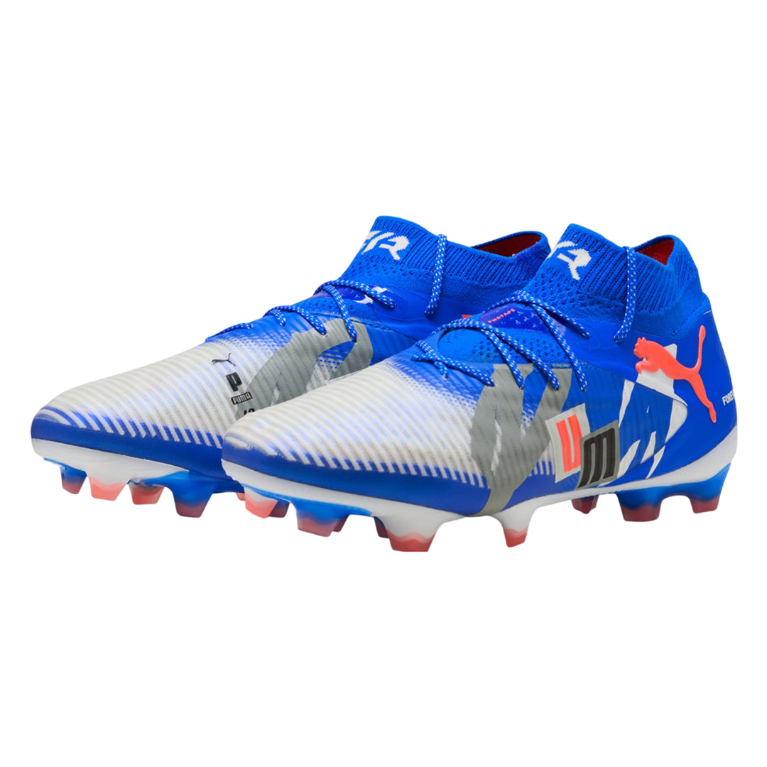 Future 8 Ultimate Forever FG - White/Ultra Blue/Feather Gray/Black-Glowing Red