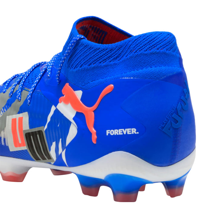 Future 8 Ultimate Forever FG - White/Ultra Blue/Feather Gray/Black-Glowing Red