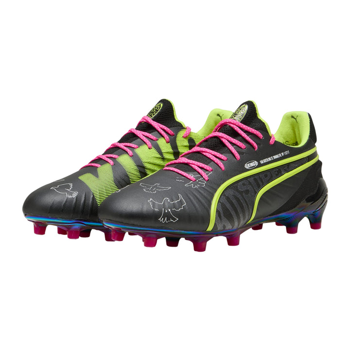 King Ultimate x Kidsuper FG/AG - Black/Electric Lime-Strong Gray/Ravish/White