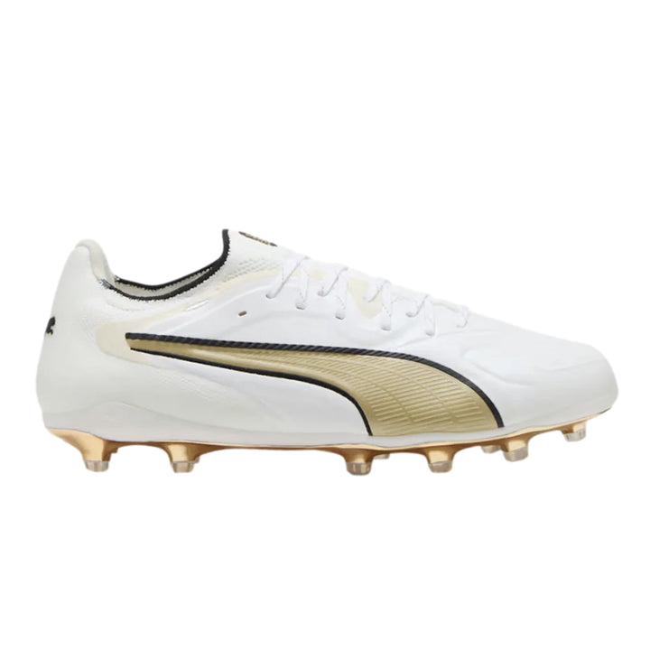 King 20 Ultimate FG/AG - White/Metallic Gold/Black