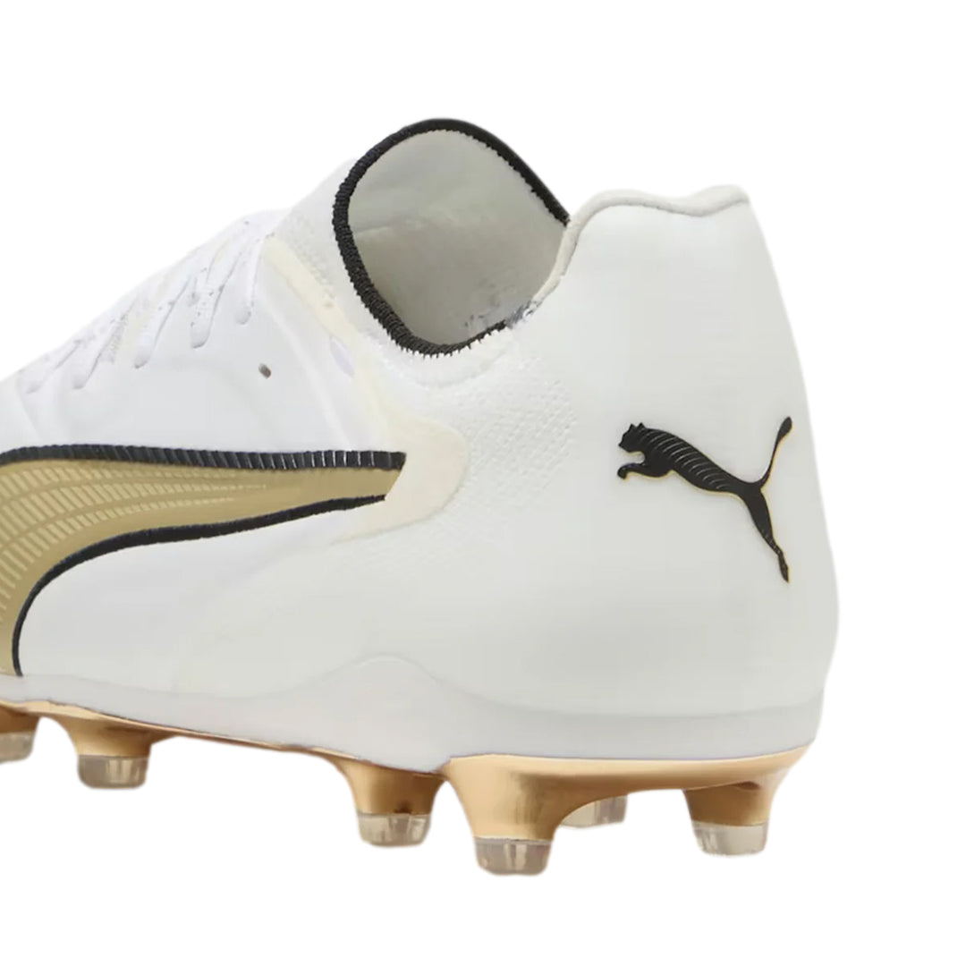 King 20 Ultimate FG/AG - White/Metallic Gold/Black