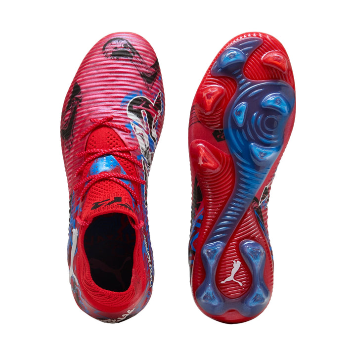 Future 8 Ultimate Playmakers FG - Red/Black/Ultra Blue/Pink Pixel