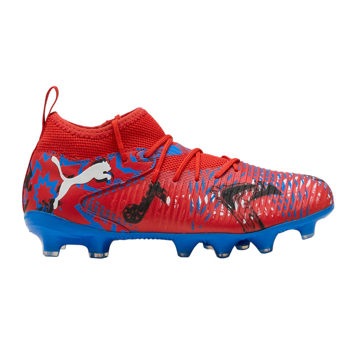 Future 8 Ultimate Playmakers FG/AG Jr - Red/Black/Ultra Blue/Pink Pixel