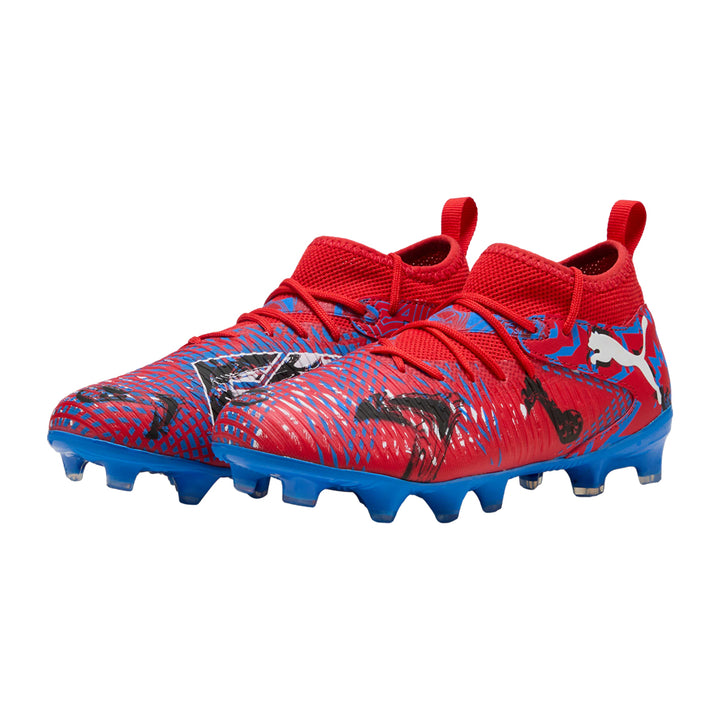 Future 8 Ultimate Playmakers FG/AG Jr - Red/Black/Ultra Blue/Pink Pixel