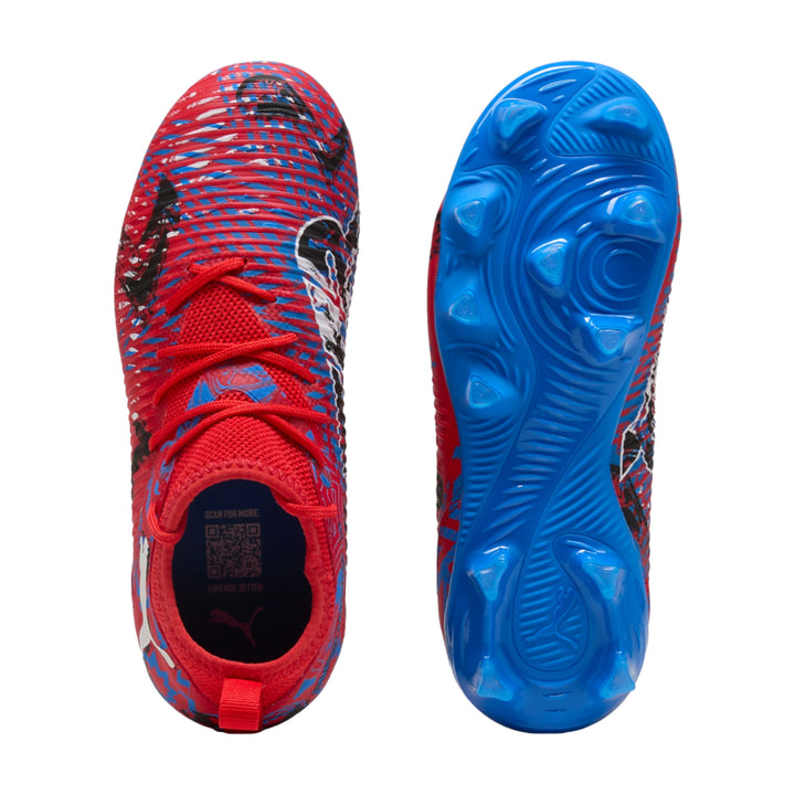 Future 8 Ultimate Playmakers FG/AG Jr - Red/Black/Ultra Blue/Pink Pixel