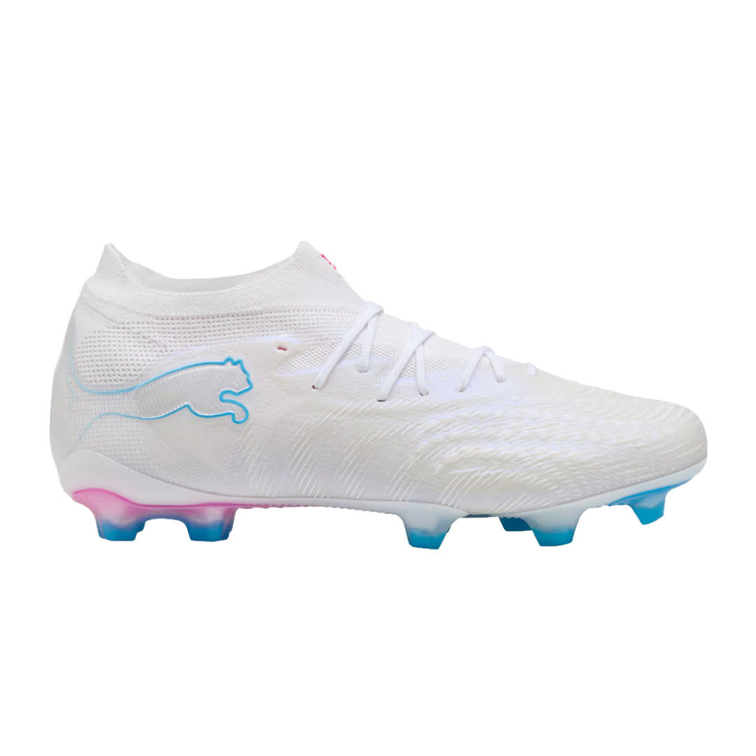 Future 9 Ultimate FG - White / Luminous Blue / Luminous Pink