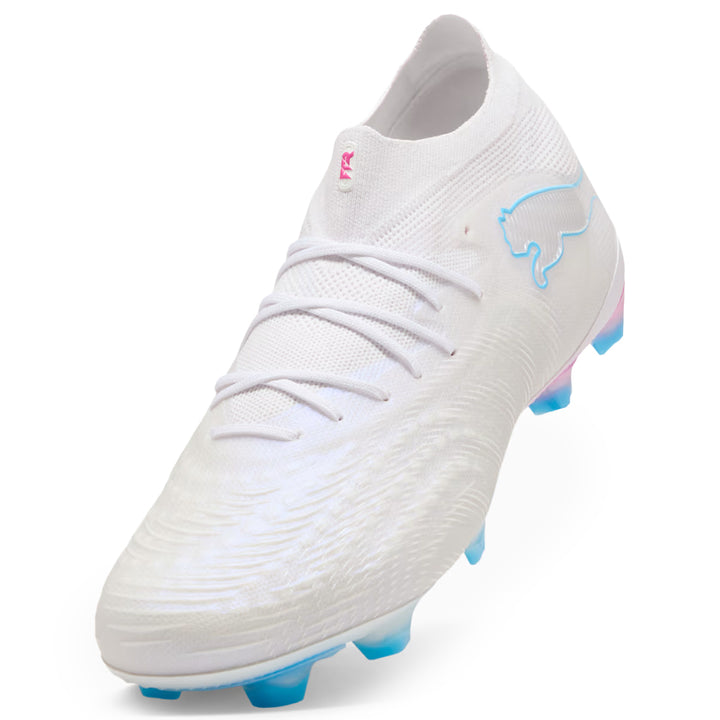 Future 9 Ultimate FG - White / Luminous Blue / Luminous Pink