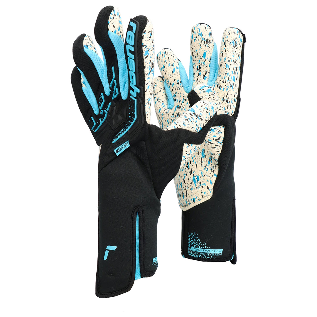 Reusch Attrakt Freegel Fusion Strapless - Black/Bachelor Button