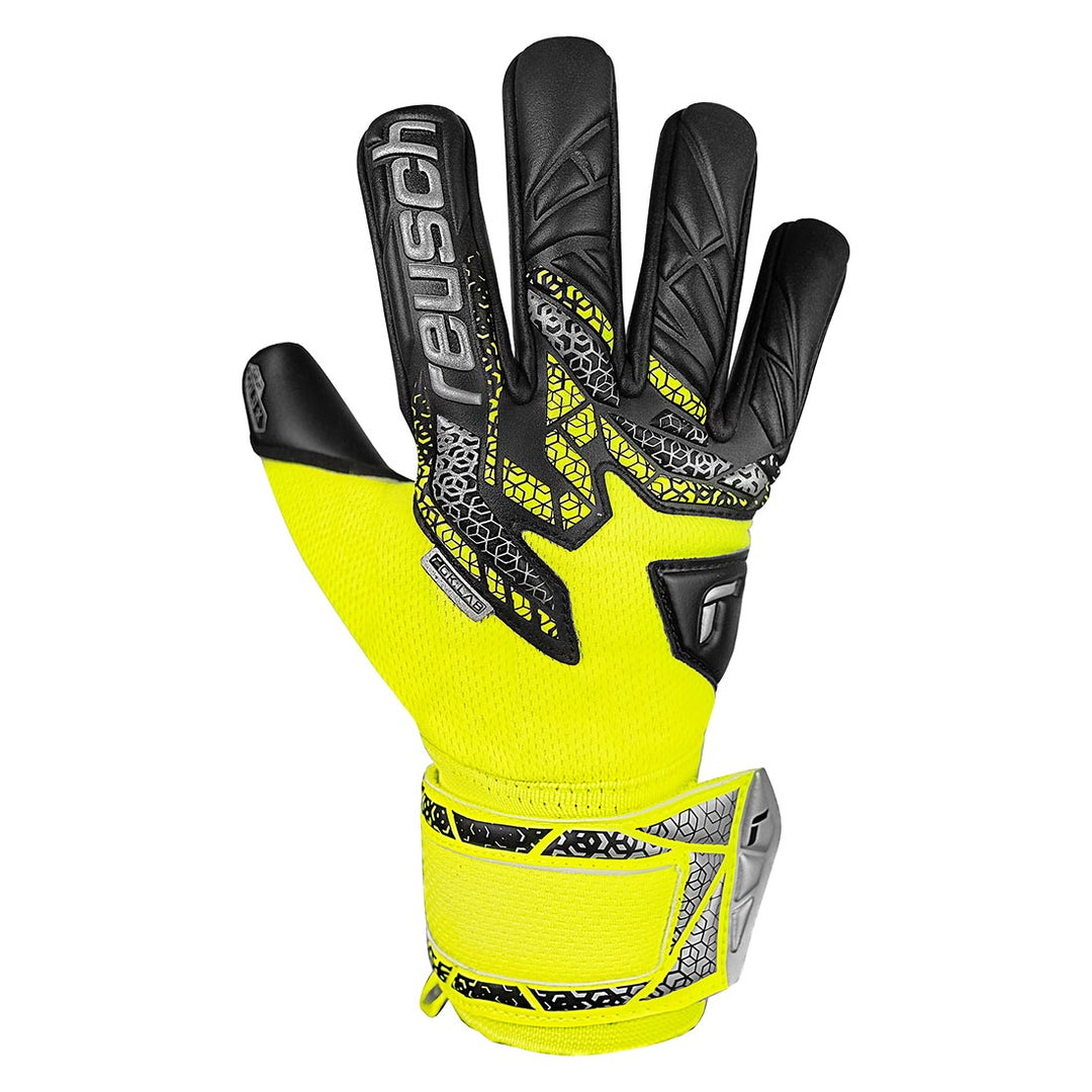 Reusch Attrakt Gold X NC Junior - Safety Yellow/Silver/Black