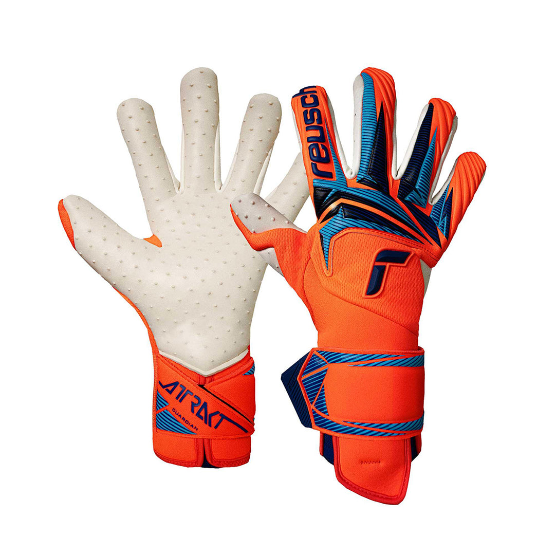 Reusch Attrackt Speedbump Guardian - Shocking Orange Blue