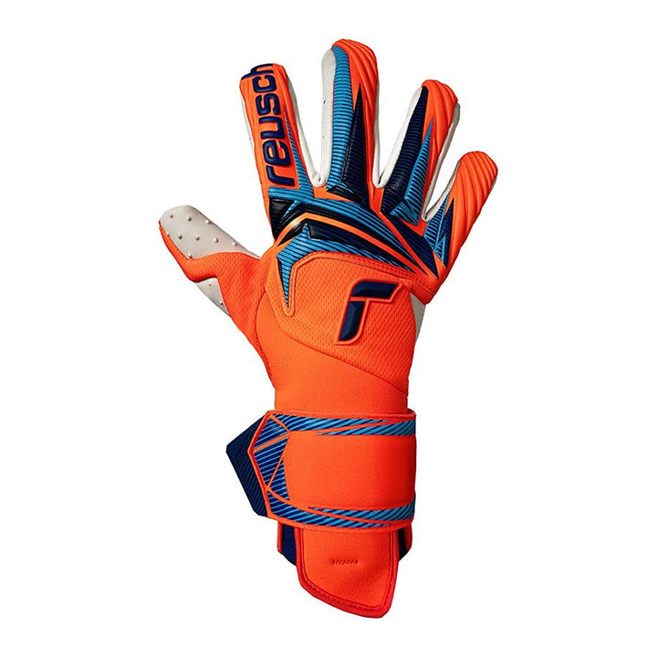 Reusch Attrackt Speedbump Guardian - Shocking Orange Blue