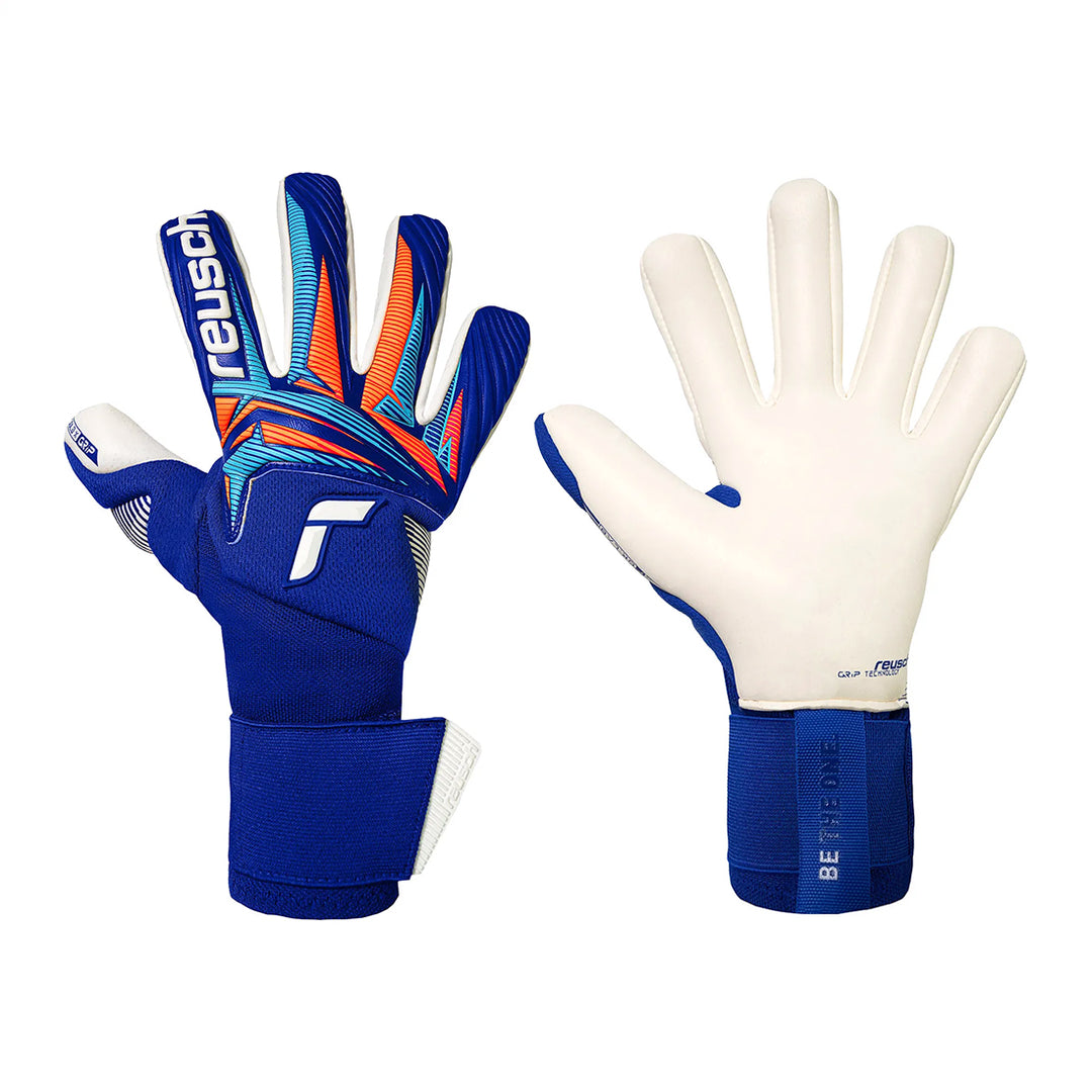 Reusch Attrakt Gold X NC Gravity - Sharp Blue / White / Shock Orange