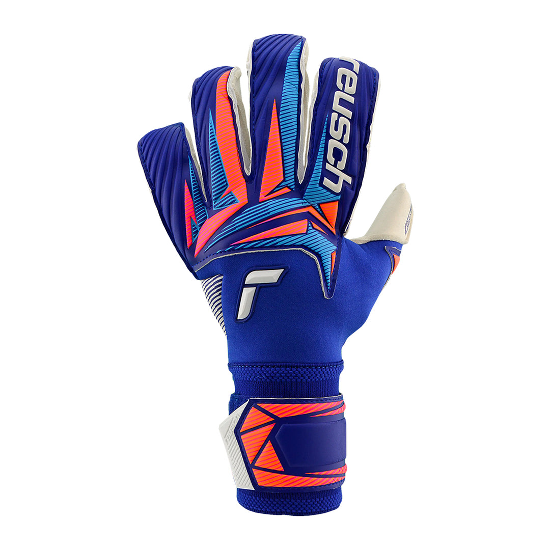 Reusch Attrakt Gold X Guardian - Sharp Blue / White / Shock Orange
