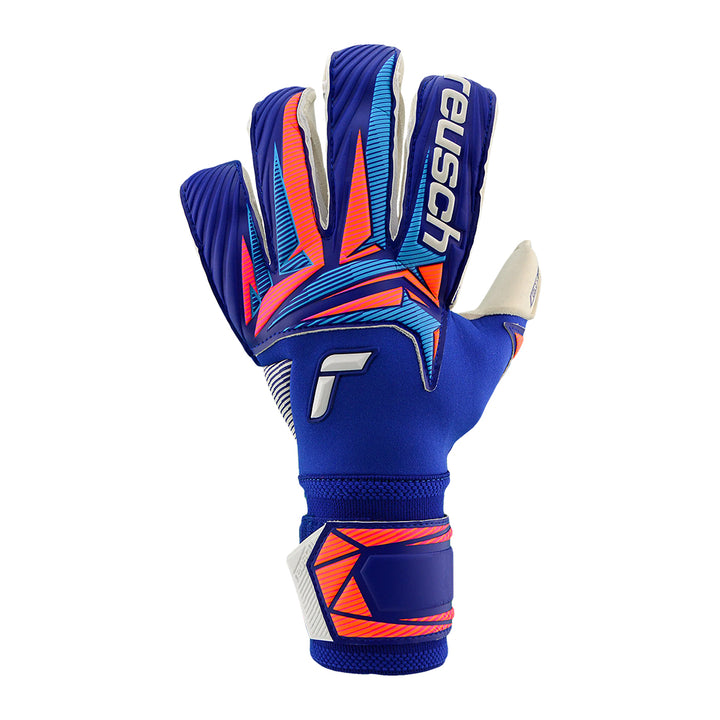 Reusch Attrakt Gold X Guardian - Sharp Blue / White / Shock Orange