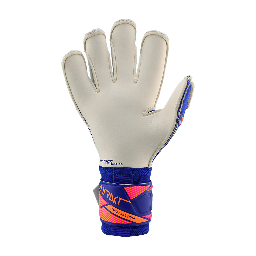 Reusch Attrakt Gold X Guardian - Sharp Blue / White / Shock Orange