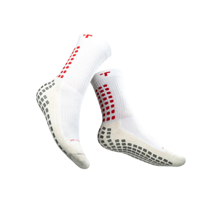 Trusox 3.0 Mid-Calf Crew Thin Limted Edition - White/Red