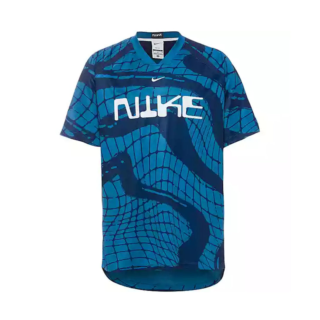 Nike Drifit Football Jersey 22/23 - Industrial Blue/Midnight Navy/Emerald Ri