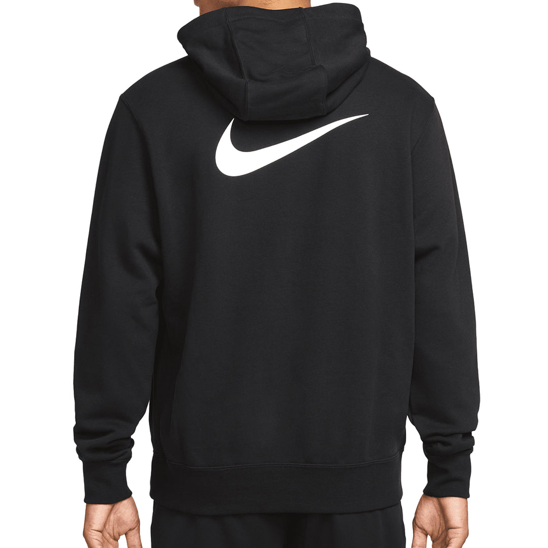 Nike Club Fleece Pullover Hoodie - Black/(White)