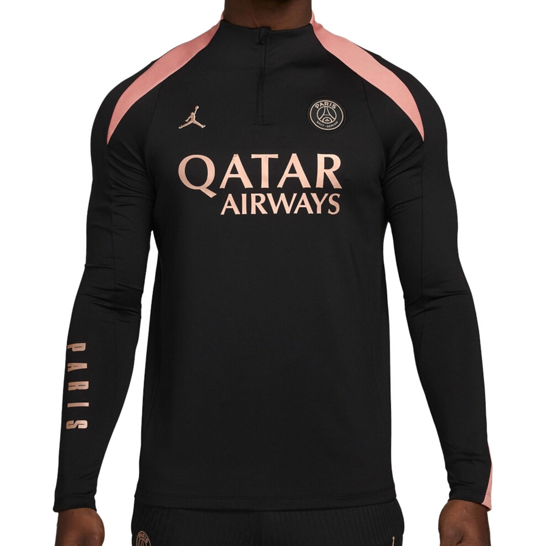 Paris Saint-Germain Dri Fit Strike Drill Top K3R - Black/Rust Pink/(Mtlc Red Bronze)