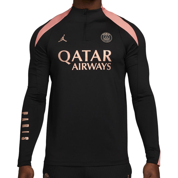 Paris Saint-Germain Dri Fit Strike Drill Top K3R - Black/Rust Pink/(Mtlc Red Bronze)