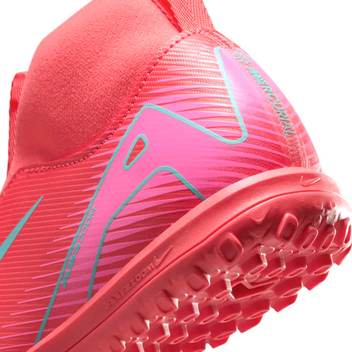 Jr Zoom Superfly 10 Academy TF - Emberglow/Auroragreen