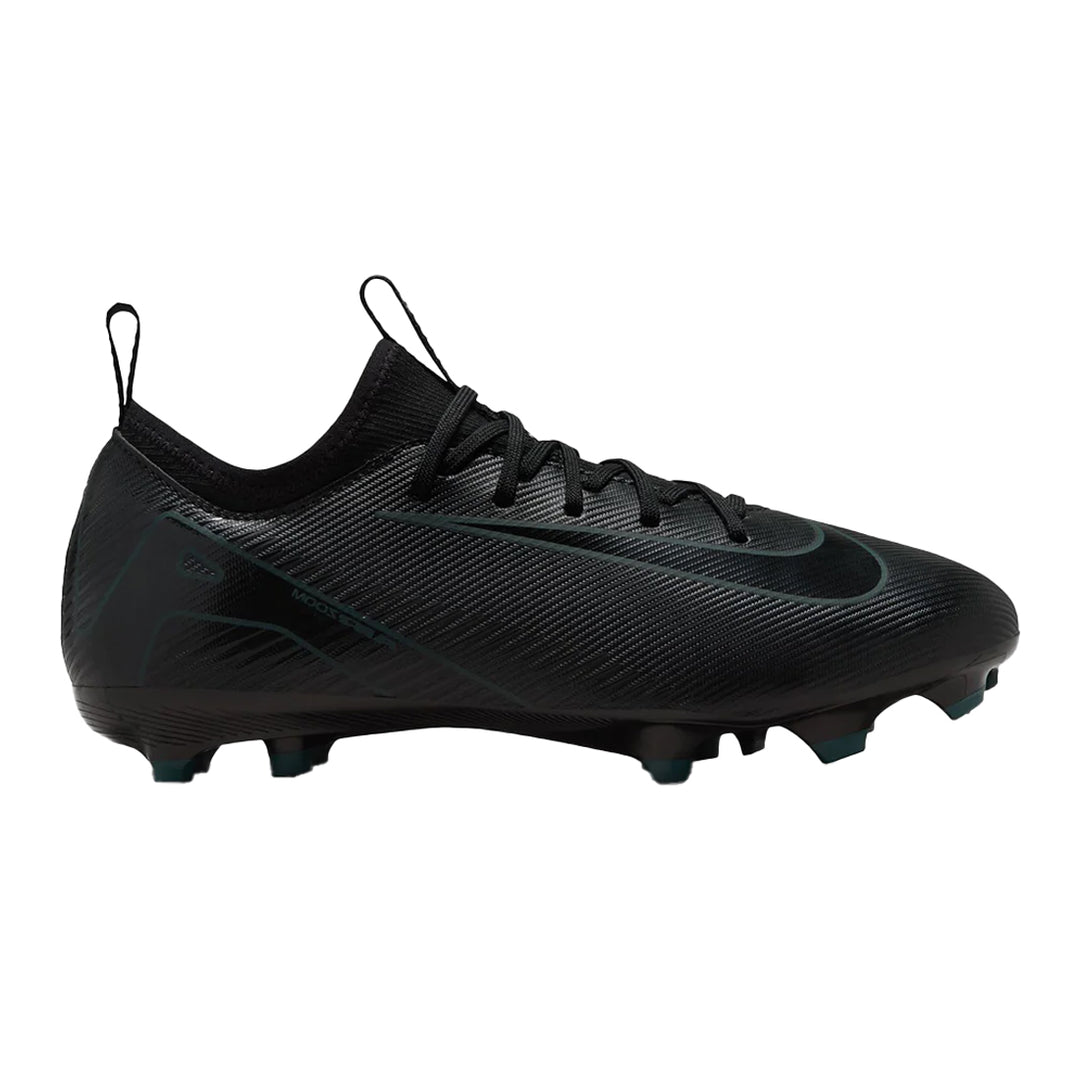 Jr Zoom Vapor 16 Academy FG/MG - Black/Black-Deep Jungle