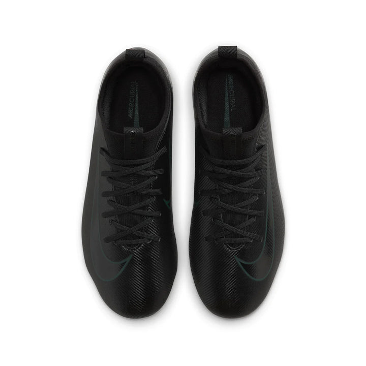 Jr Zoom Vapor 16 Academy FG/MG - Black/Black-Deep Jungle