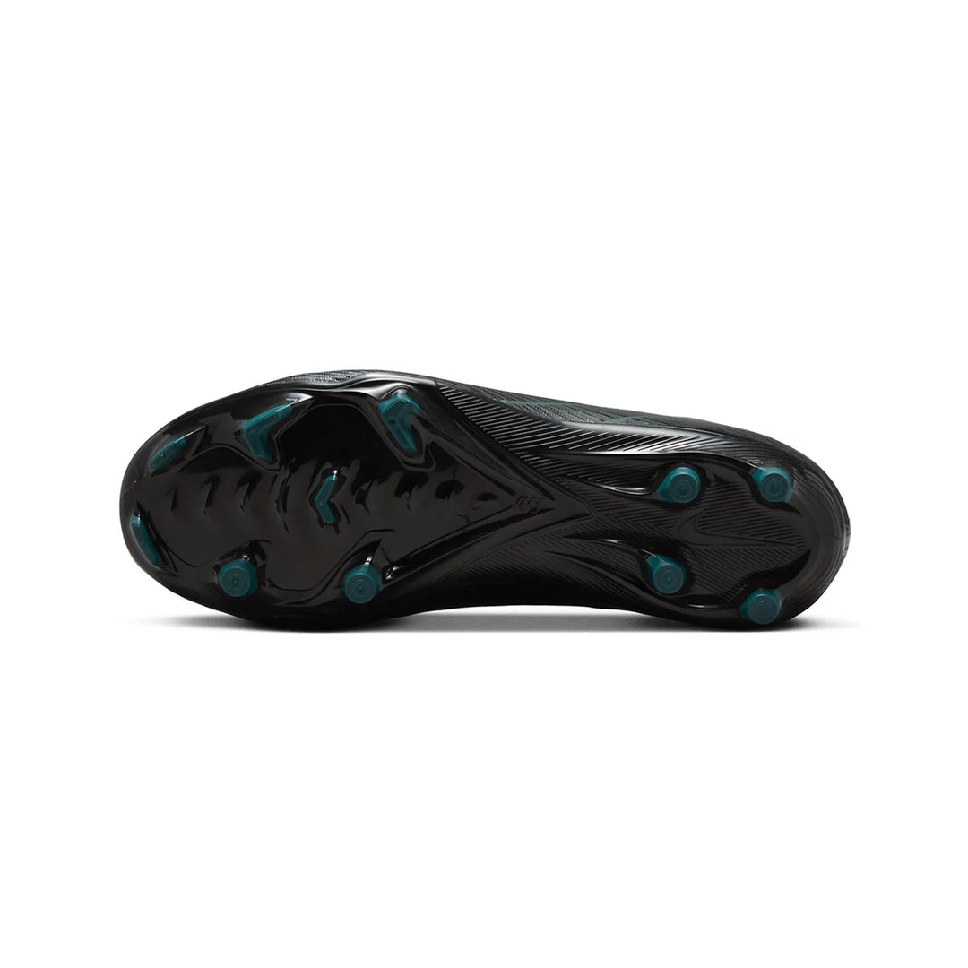 Jr Zoom Vapor 16 Academy FG/MG - Black/Black-Deep Jungle