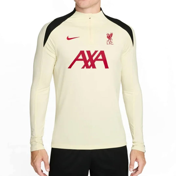 Liverpool FC  Dri Fit Stirke Drill Top K Se- Coconut Milk/Coconut Milk/Black/Gym Red