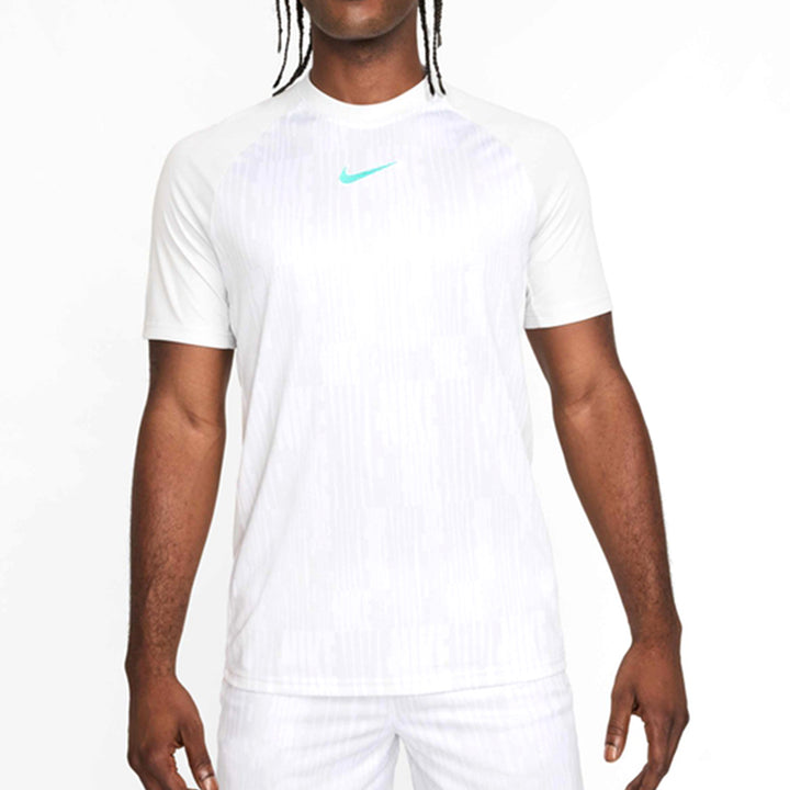 Academy Dri-FIT Short-Sleeve Soccer Top -  Photon Dust/Photon/ Dust/Dynamic Turq