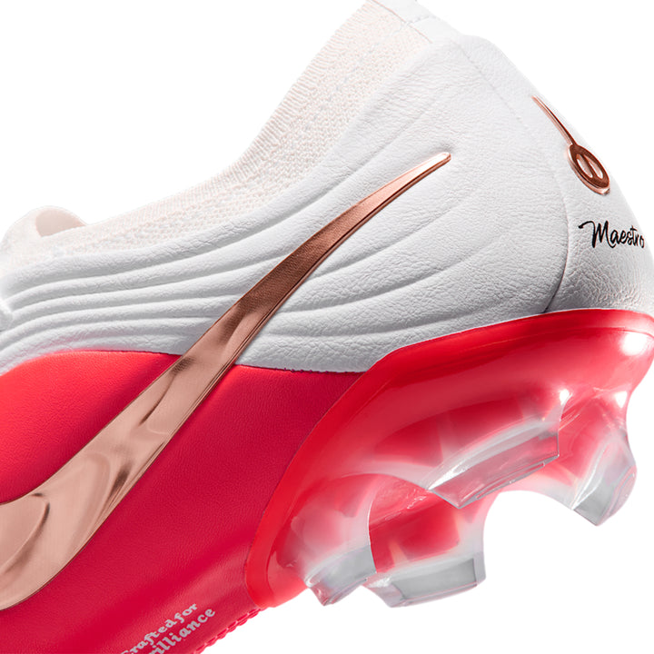 Tiempo Maestro Elite FG - White /Bright Crimson /Blur