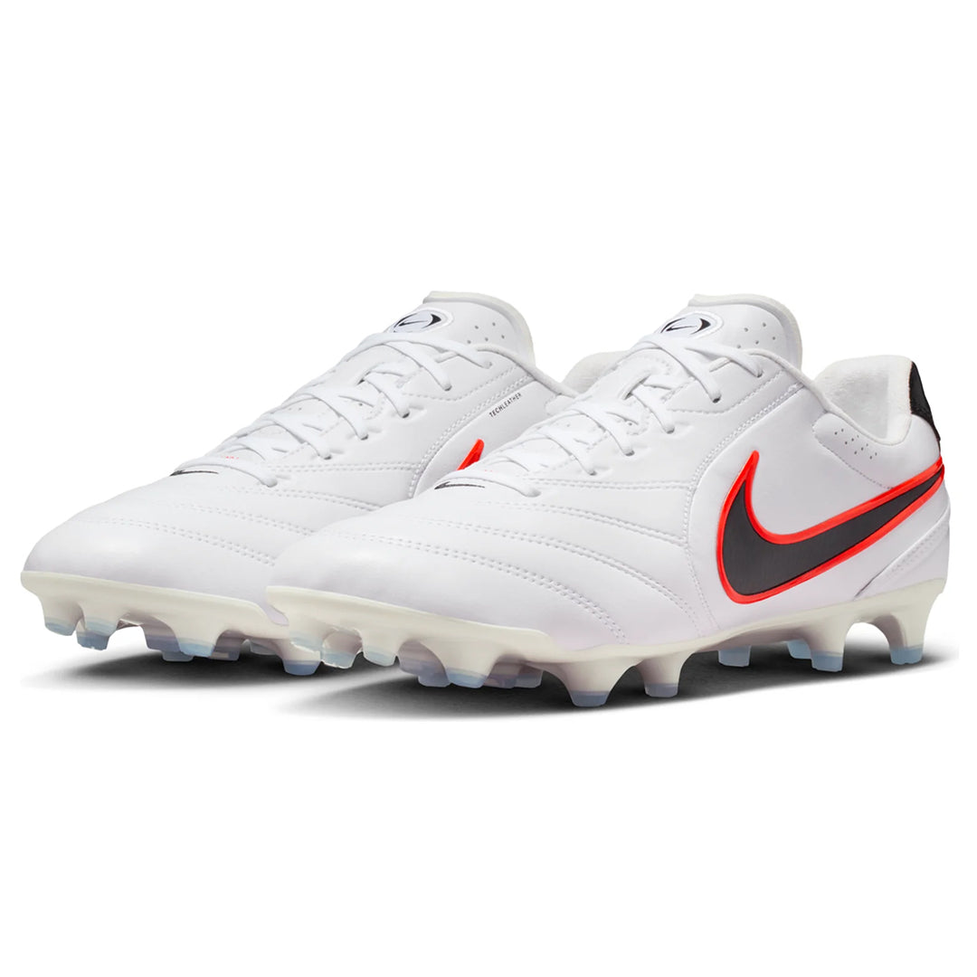 Tiempo Ligera Pro FG - White / Bright Crimson / Black