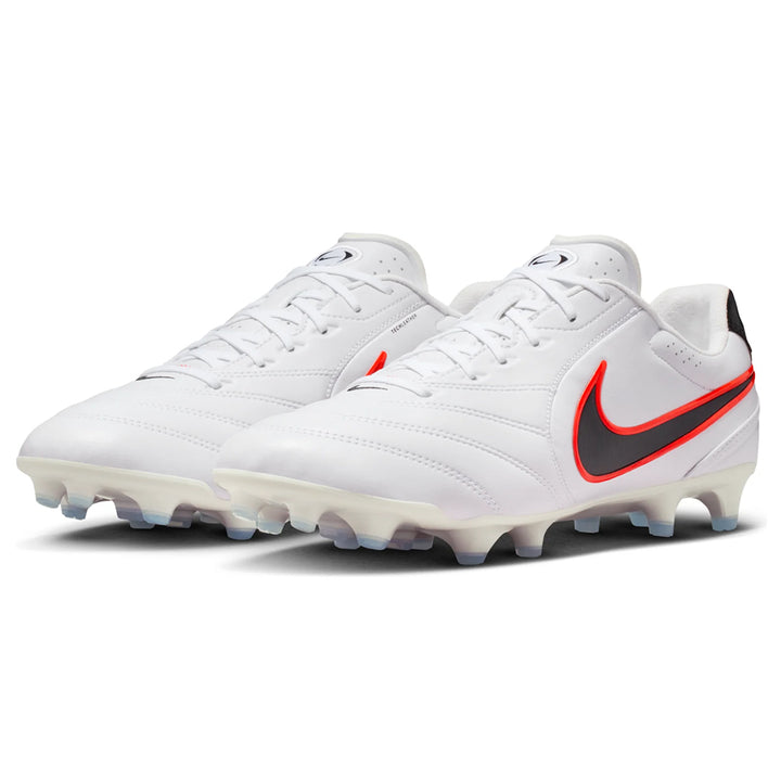 Tiempo Ligera Pro FG - White / Bright Crimson / Black