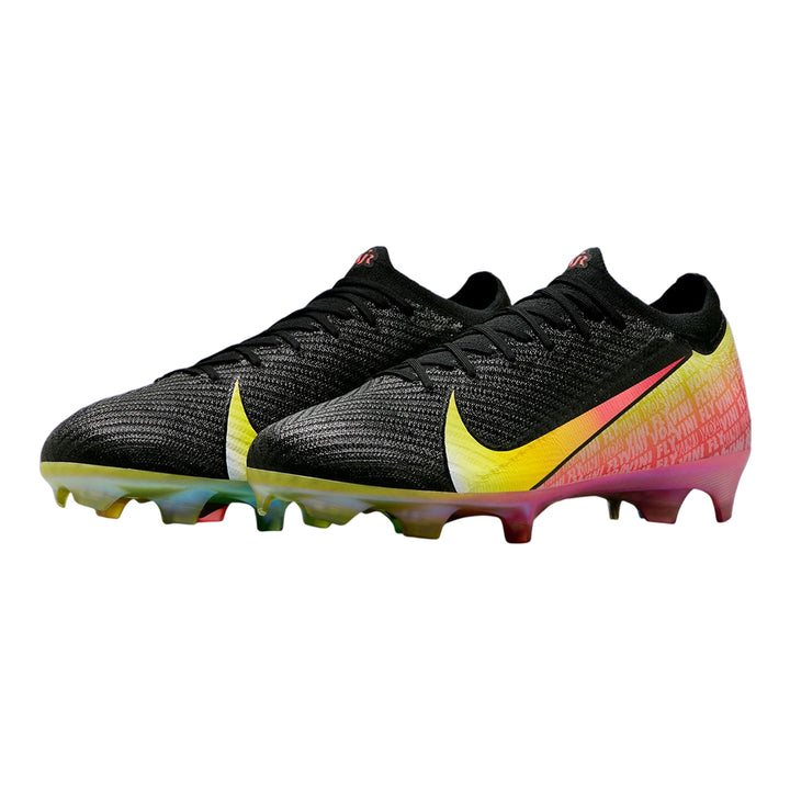Zoom Vapor 16 Ellite FG VJR - Black /Dynamic Yellow - Green Spark-Soar-Br