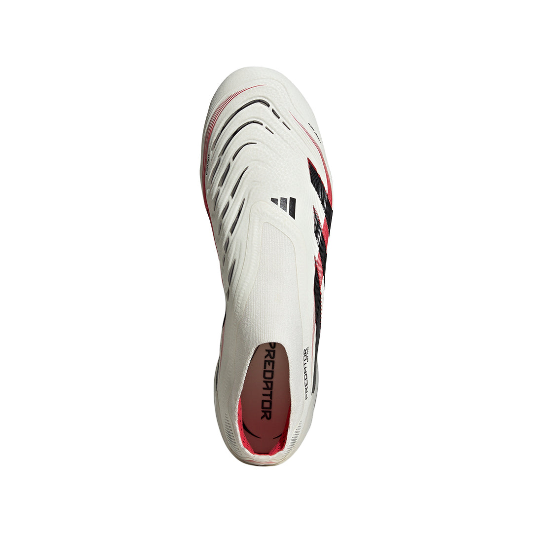 Predator Elite Ll FG - Off White/Core Black/Pure Ruby