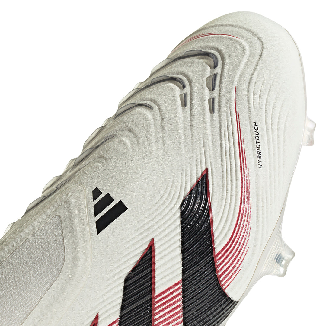 Predator Elite Ll FG - Off White/Core Black/Pure Ruby