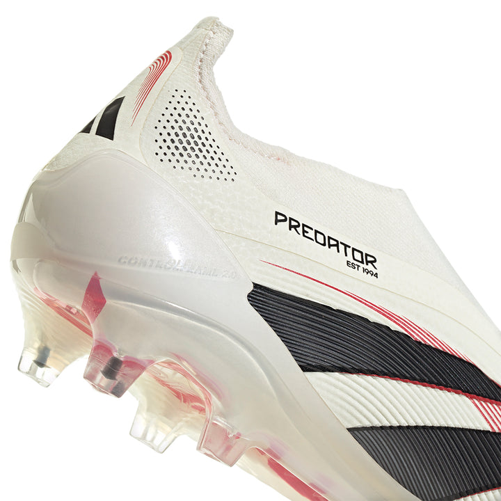 Predator Elite Ll FG - Off White/Core Black/Pure Ruby