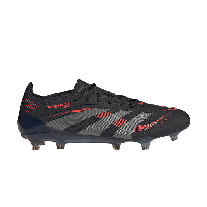 Predator Elite FG - Core Black/Grey Four/Lucid Red