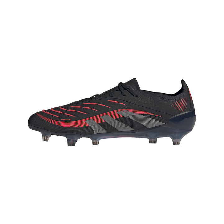 Predator Elite FG - Core Black/Grey Four/Lucid Red