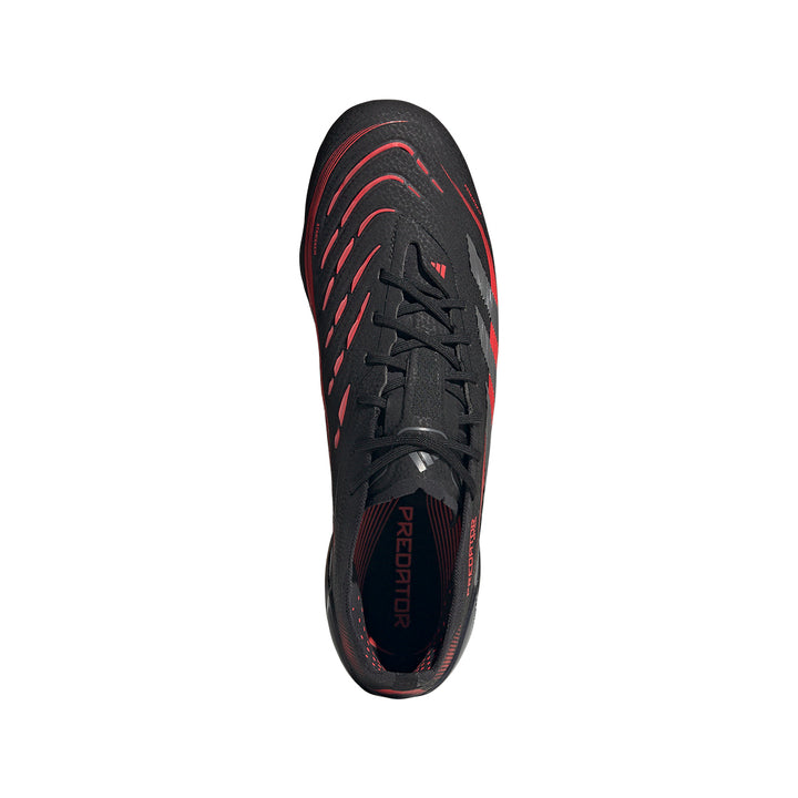 Predator Elite FG - Core Black/Grey Four/Lucid Red