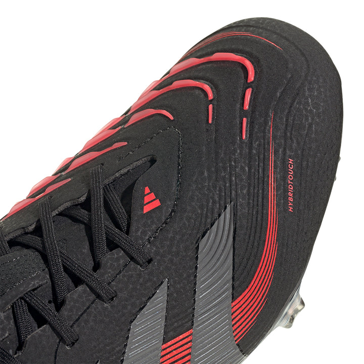 Predator Elite FG - Core Black/Grey Four/Lucid Red