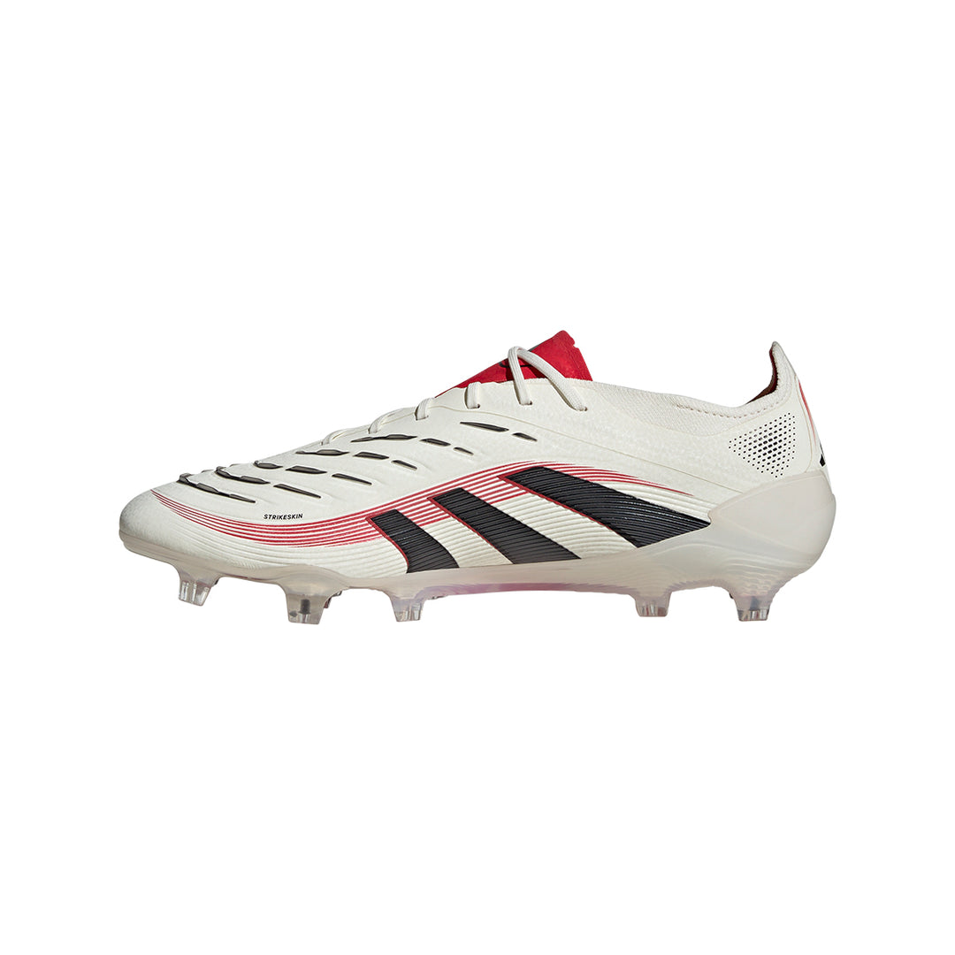 Predator Elite FG - Off White/Core Black/Pure Ruby