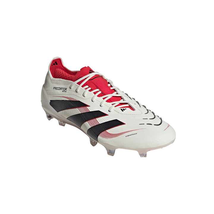 Predator Elite FG - Off White/Core Black/Pure Ruby