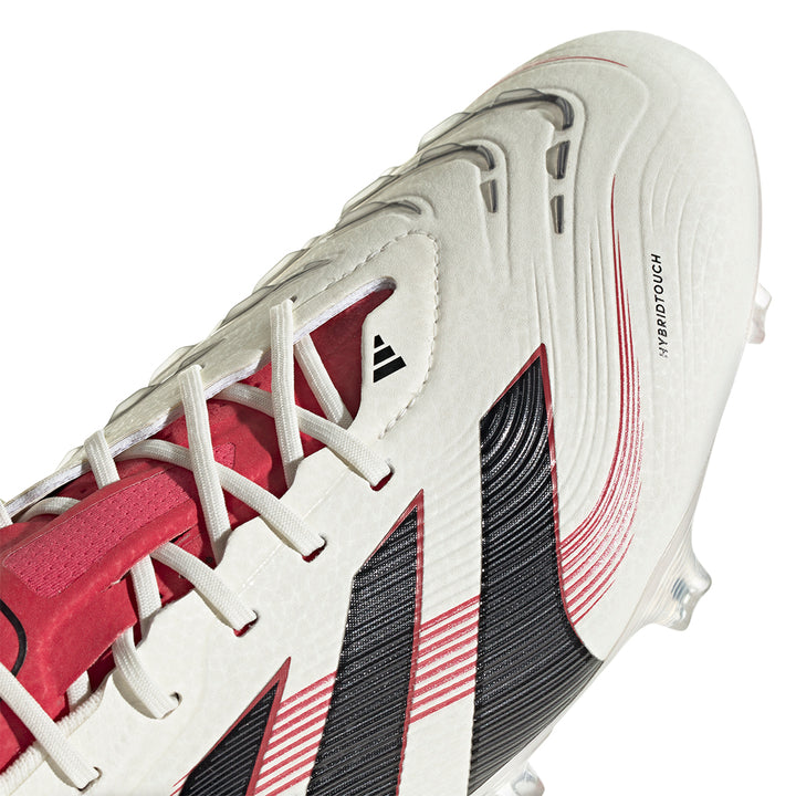 Predator Elite FG - Off White/Core Black/Pure Ruby