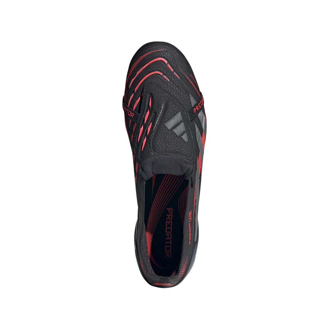 Predator Elite Ft FG - Core Black/Grey Four/Lucid Red