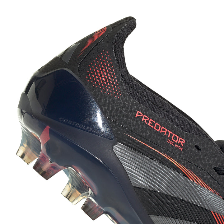 Predator Elite Ft FG - Core Black/Grey Four/Lucid Red