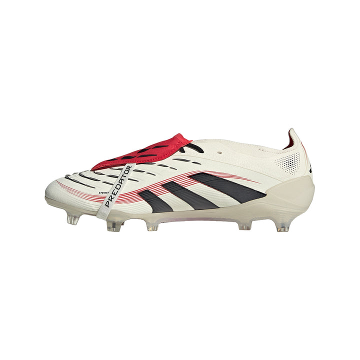 Predator Elite Ft FG - Off White/Core Black/Pure Ruby