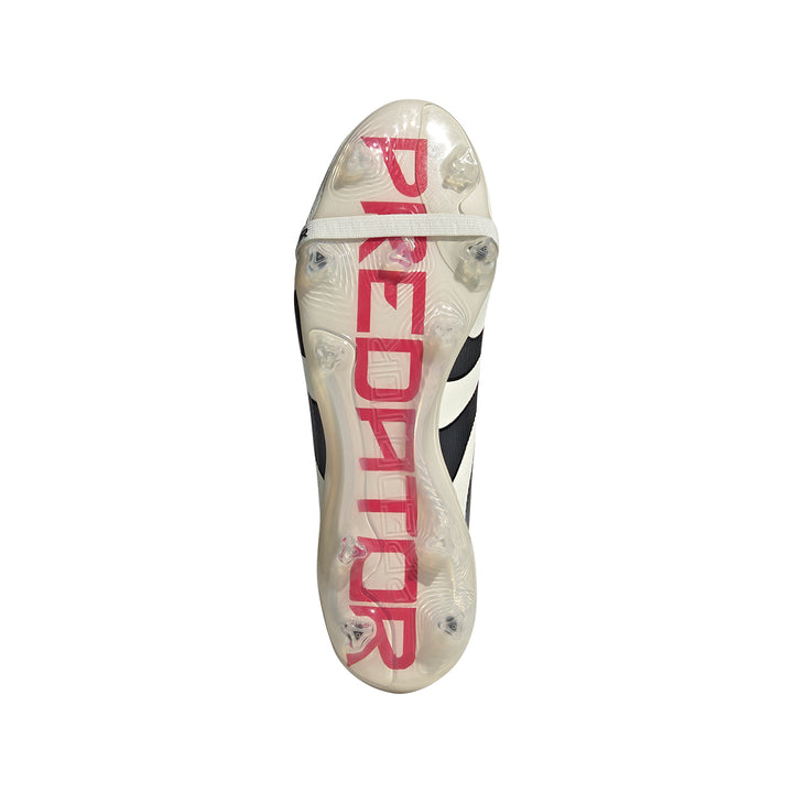 Predator Elite Ft FG - Off White/Core Black/Pure Ruby